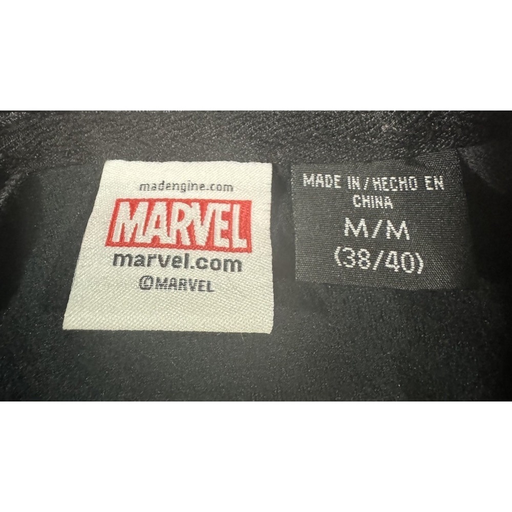 Marvel Punisher Skull Hoodie Mens Medium Black Gray Pullover Sweatshirt - Picture 4 of 9